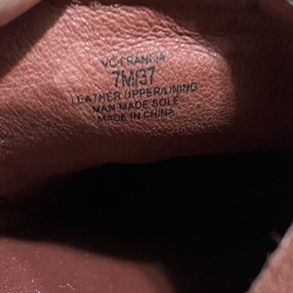 Vince Camuto Francia Leather Suede Ankle booties size 9 - Picture 8 of 11